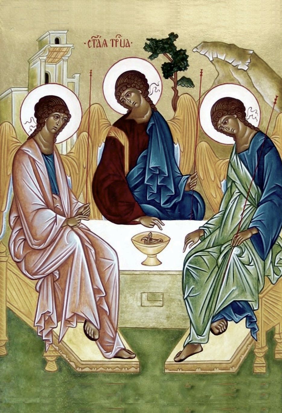 Ikona Nejsvětější Trojice, Andrej Rublev, 1425